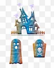 Halloween Clay Ghost Icons - Free image Pixabay Fiction png