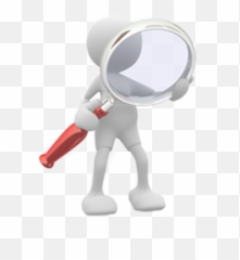 Download Lupa Muñeco Png - Research Icon 3d Full Size PNG Magnifying Glass Review Clipart
