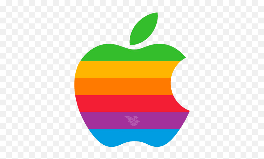 How To Get Apple Retro Logo Sticker - Transparent Old Apple Logo Png,Retro Logo