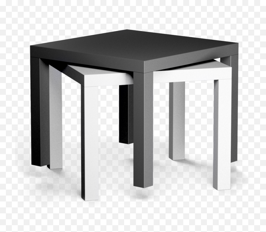 Lack Side Table Black And White - Ikea Side Table Black White Png,Ikea Png