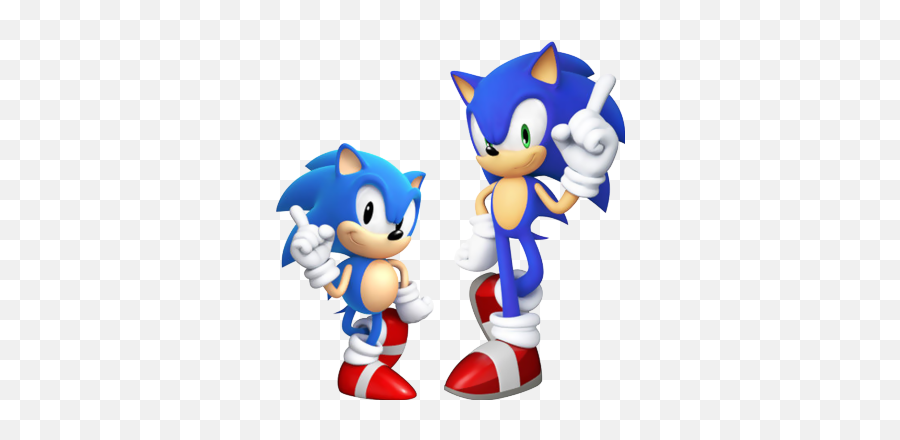 Sonic The Hedgehog - Sonic Y Sonic Clásico Png,Sonic & Knuckles Logo