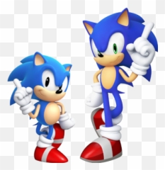 Sonic The Hedgehog - Sonic Y Sonic Clásico Png,Sonic & Knuckles Logo