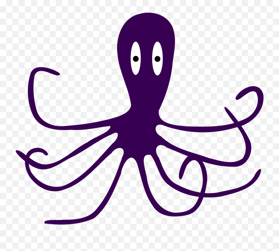 Octopus Purple Ocean - Clipart Octopus Png,Tentacles Transparent Background