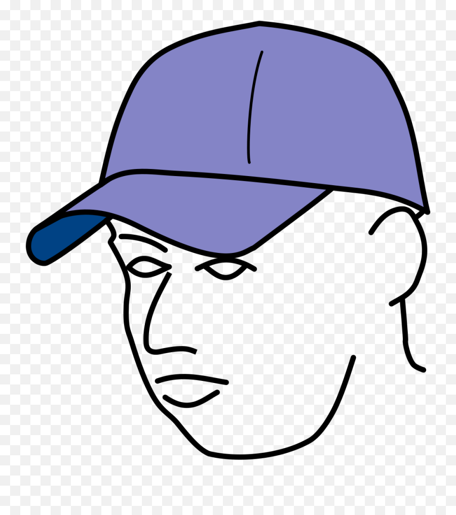 Baseball Cap - Simple English Wikipedia The Free Encyclopedia Cap On Head Drawing Png,Backwards Hat Png