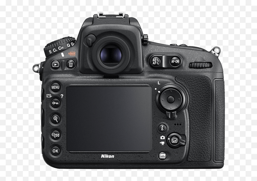 Nikon D810 Camera Back View Transparent - Nikon D850 Camera Png,Photo Camera Png