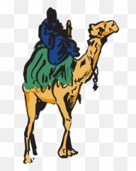 Camel Man Riding - Free Vector Graphic On Pixabay Clipart Transparent Png Man Riding Camel,Camel Png