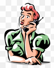 Phone Royalty Free Vector Clip Art - Falando Ao Telefone Png,Telefone Png