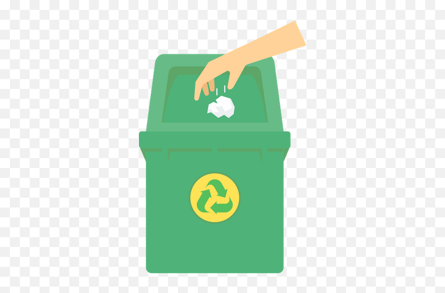 Recycle Bin Icon Of Flat Style - Available In Svg Png Eps Recycle Bins Icon Png,Trash Bin Png