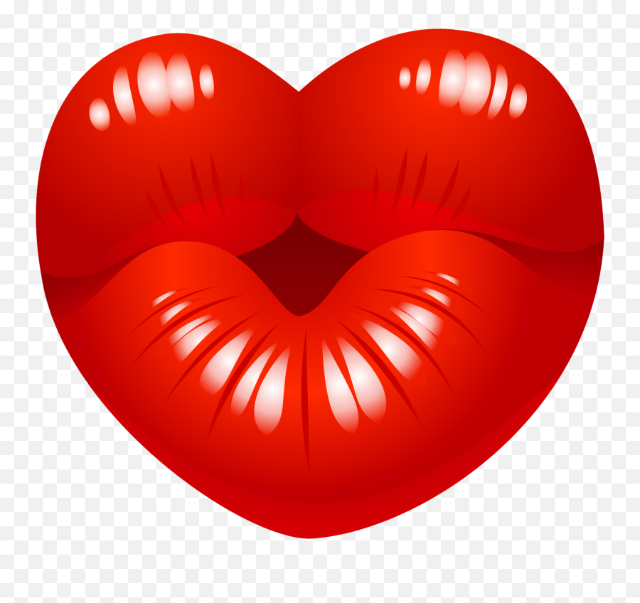 Heart Kiss Png Picture - Quotes In Kissable Lips,Lips Clipart Png