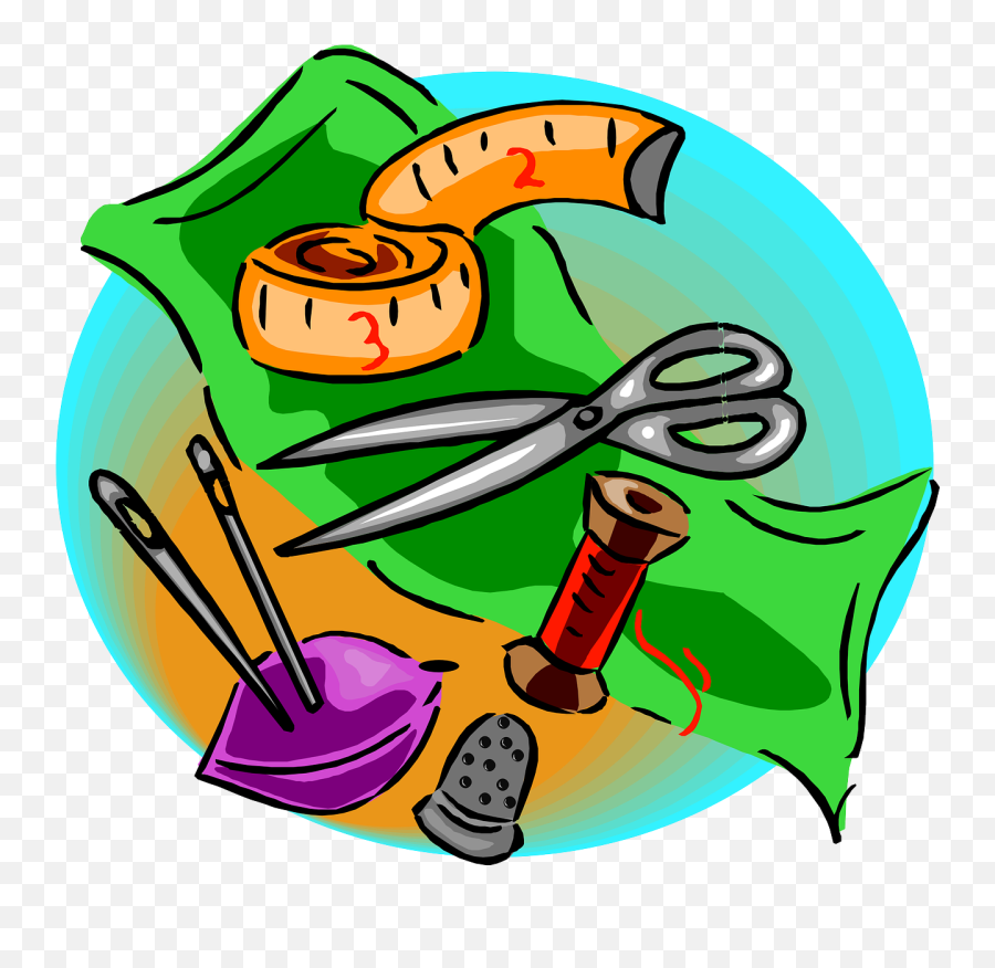 Darn Household Sewing - Sewing Tools Clip Art Png,Sewing Needle Png