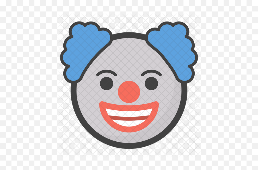 Clown Emoji Icon - Cartoon Png,Clown Face Png