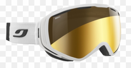Julbo Ski Goggles Titan White Zebra Flash Gold - Julbo Png,Ski Goggles Png