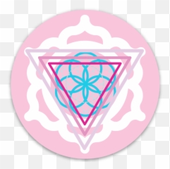 Yoni Chakra Vinyl Sticker Curvacity Png
