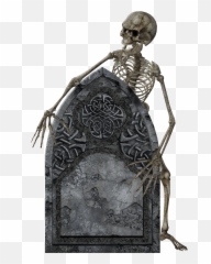 Headstone And Skeleton Transparent Png - Stickpng Headstone,Skeleton Png Transparent