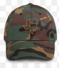 Default Title - Kids Camo Texas Star Baseball Hat png