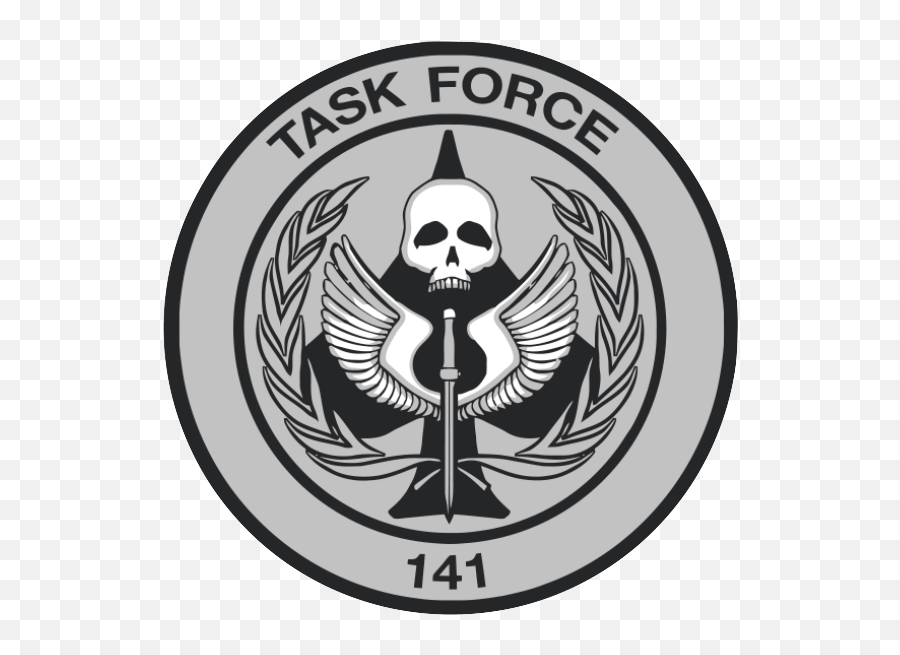 Download Hd Tf 141 Logo Vector - Task Force 141 Logo Call Of Duty Task Force 141 Logo Png,Air Force Logo Vector