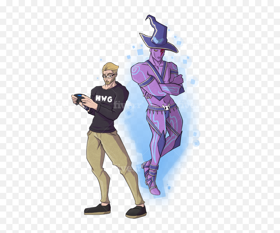 Draw You As A Jojo Bizarre Adventure Character - Illustration Png,Jojo Hat Png