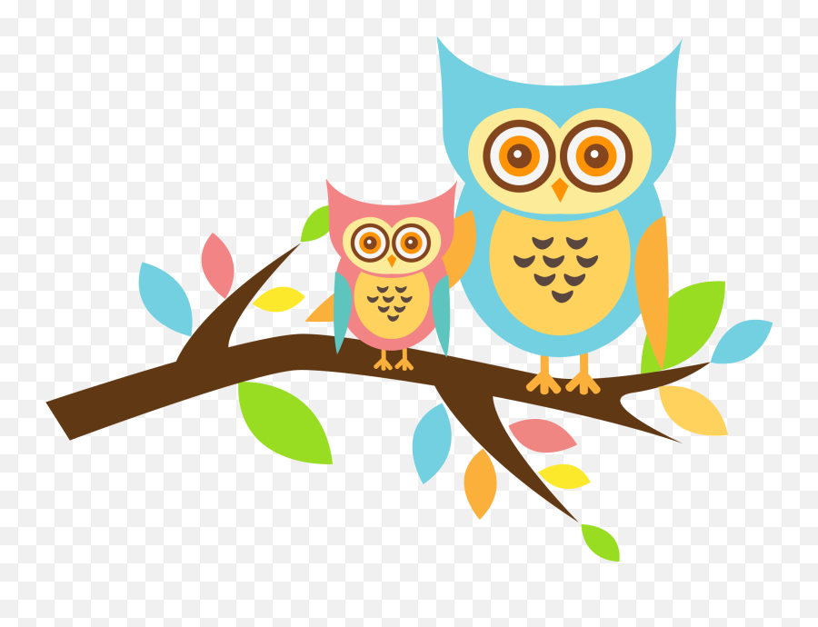 Little Owl Clipart Png Download - Illustration Big And Little Owl Clipart,Owl Clipart Png