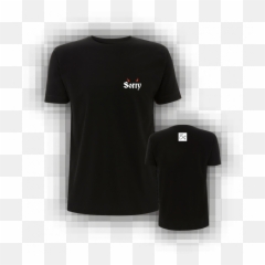 Devil Horns Black Tee - Active Shirt png