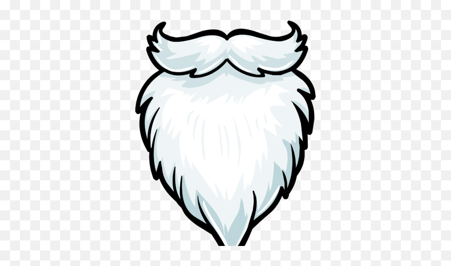 White Fuzzy Beard Club Penguin Rewritten Wiki Fandom - Cute Santa Beard Png,Facial  Hair Png - free transparent png images 