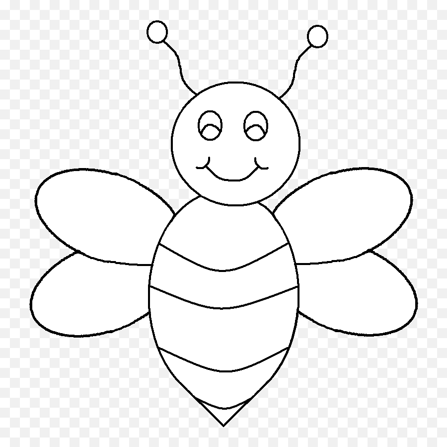 Bee Black And White Image Of Clipart - Castle Of Marostica Png,Bee Clipart Png