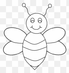 Bee Black And White Image Of Clipart - Castle Of Marostica Png,Bee Clipart Png