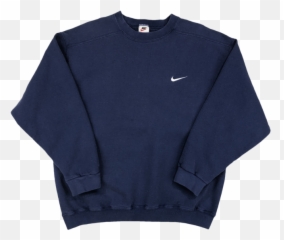 White Swoosh Png - Vintage Nike Swoosh Crewneck Sweatshirt Mens Png