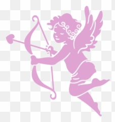 Cute Cupid Silhouette Pose - Transparent PNG u0026 SVG vector file Cupid