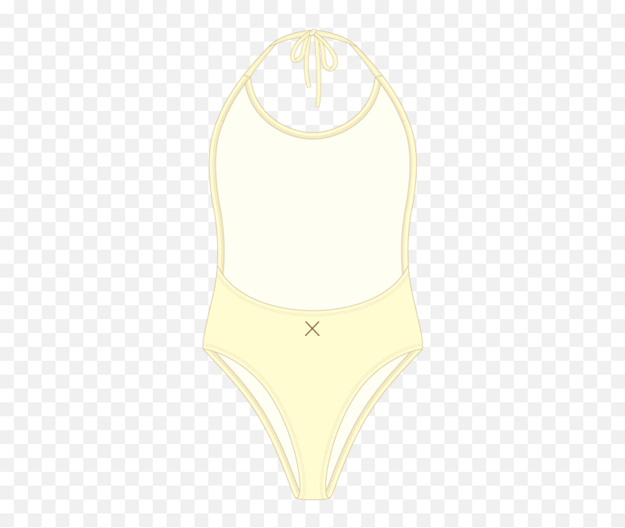Vanilla Halter One Piece - Solid Png,One Piece Transparent - free ...