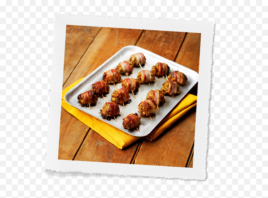 Apricot Pork And Chestnut Stuffing In Bacon Wraps Crazy Jack - Pakora Png,Stuffing Png