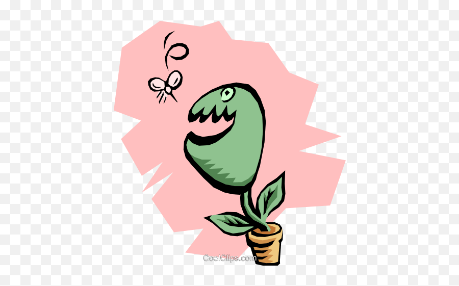 Venus Fly Trap Royalty Free Vector Clip Art Illustration - Venus Fly Trap Clip Art Png,Trap Png