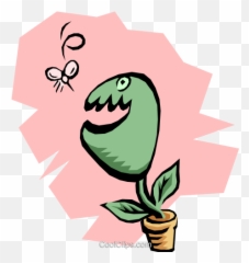 Venus Fly Trap Royalty Free Vector Clip Art Illustration - Venus Fly Trap Clip Art Png,Trap Png