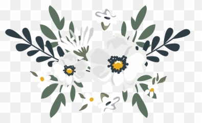Download Hd Floral Acuarela De Flores - Flores A Acuarela Verde Png,Acuarela Png