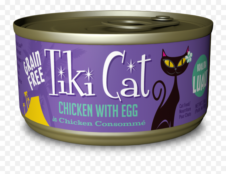 Tiki Cat Koolina Luau Chicken Egg 28oz - Cat Food Png,Cat Paws Png