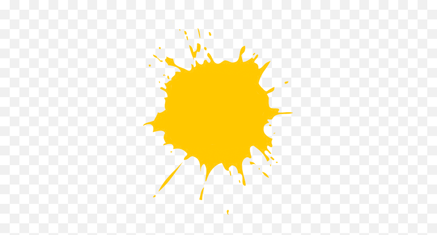 Download Yellow Paint Splatter Png - Purple Paint Husqvarna Logo,Splat Transparent