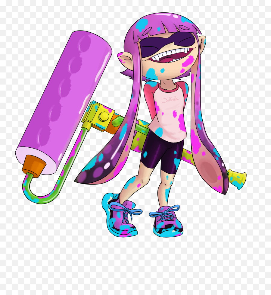 Inkling Paint - Fictional Character Png,Inkling Transparent