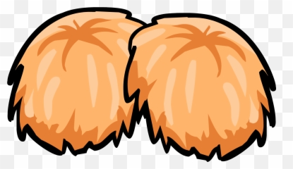 Orange Pom Poms - Pompom Clipart Png,Pom Poms Png