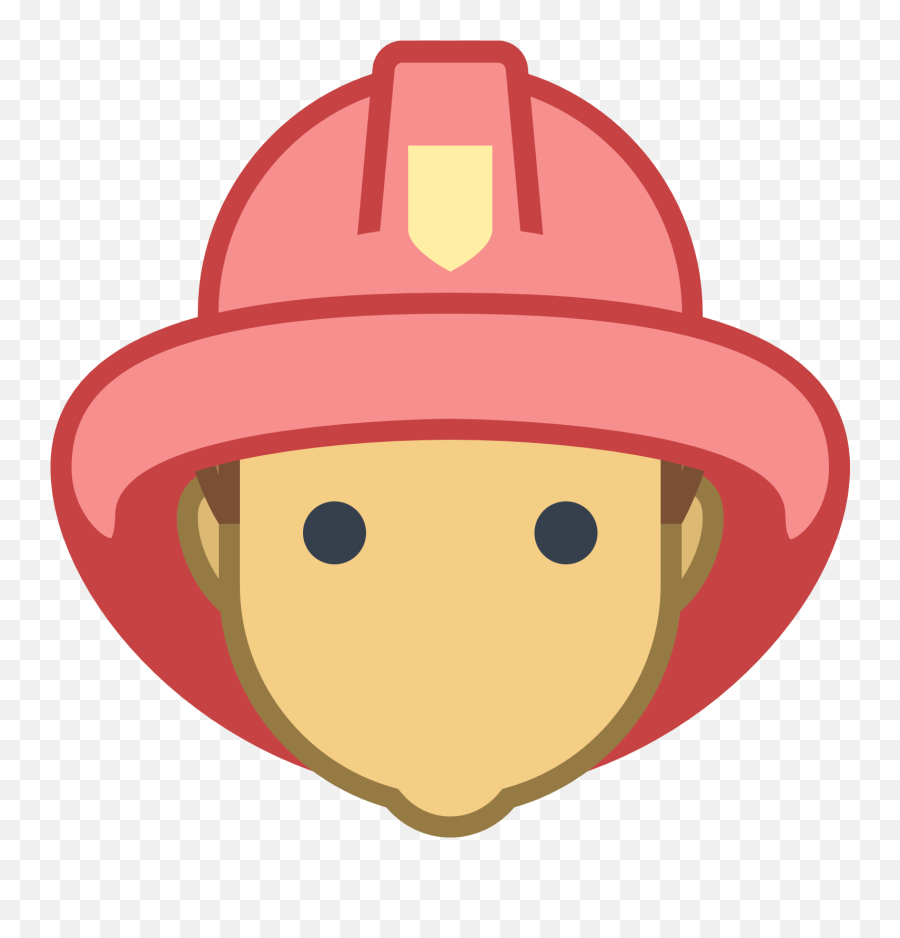 Fireman Male Icon Firefighter Head Clip Art - Clip Art Library Fireman Head Clipart Png,Male Icon