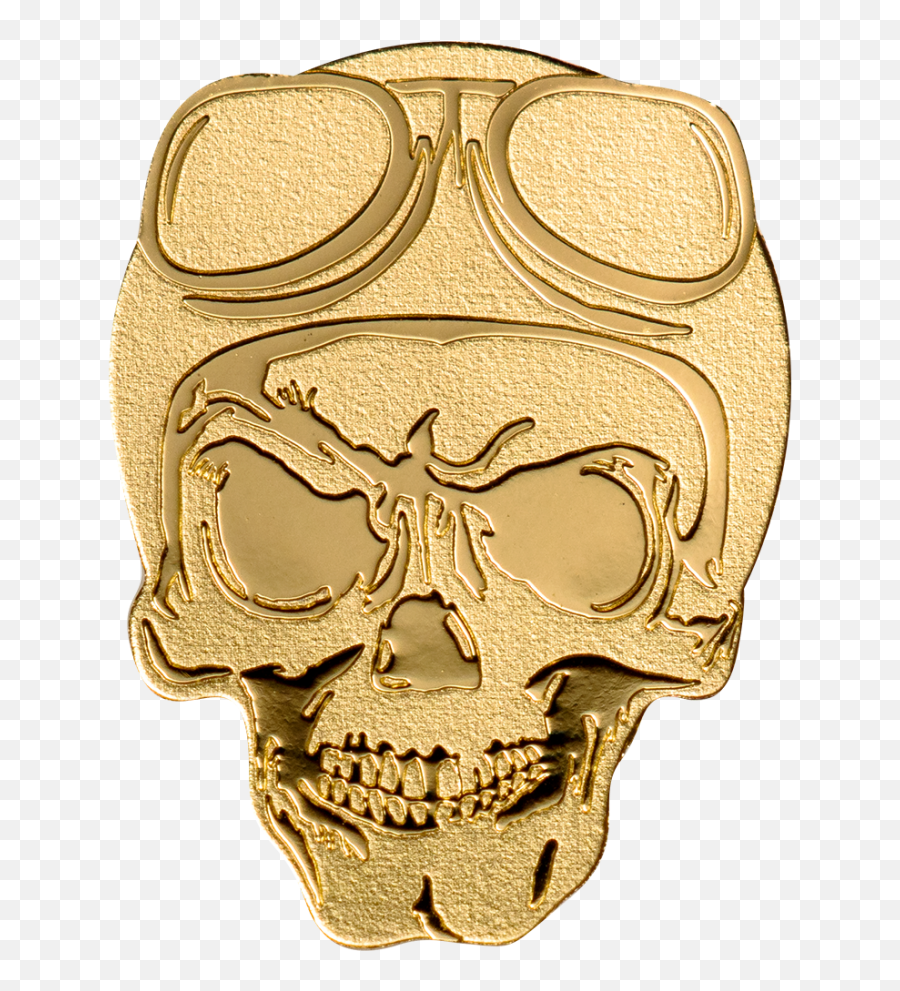 Golden Biker Skull U2013 Cit Coin Invest Ag - Scary Png,Icon Skulls