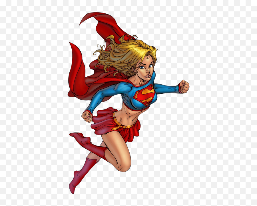 Action Supergirl Png High - Quality Image Png Arts Red And Blue Superhero,Supergirl Logo Png