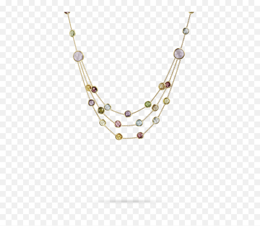 Marco Bicego Jaipur Diamond Necklace - Beach Flavor Gold Necklace Paparazzi Png,Diamond Chain Png