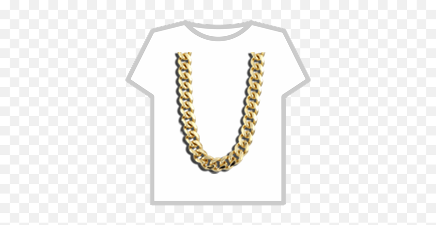 Gold Chain T Shirt Roblox, HD Png Download - 640x480(#1086178