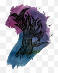 Tree Watercolor Watercolour Transparent - Illustration png