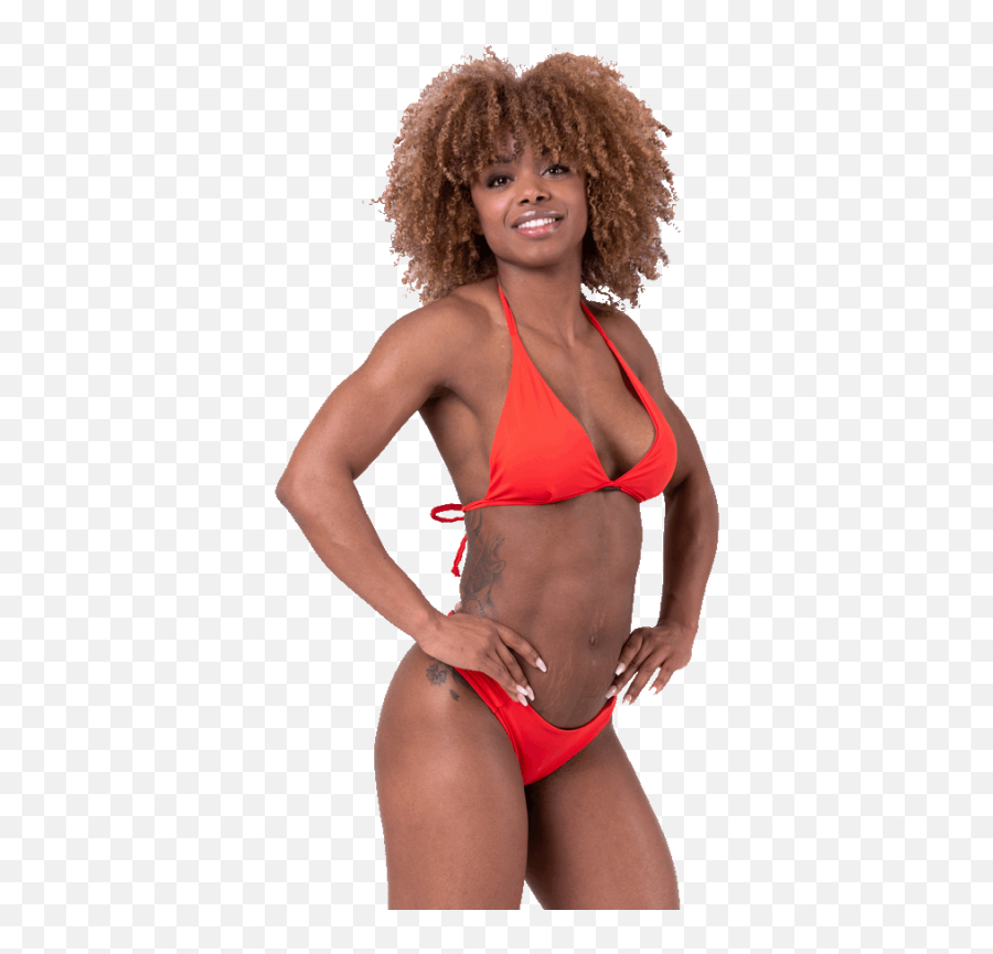 Red Model N631 Bikini Bottom - Nebbia Triangle Bikini Top 631 Png,Bikini Model Png