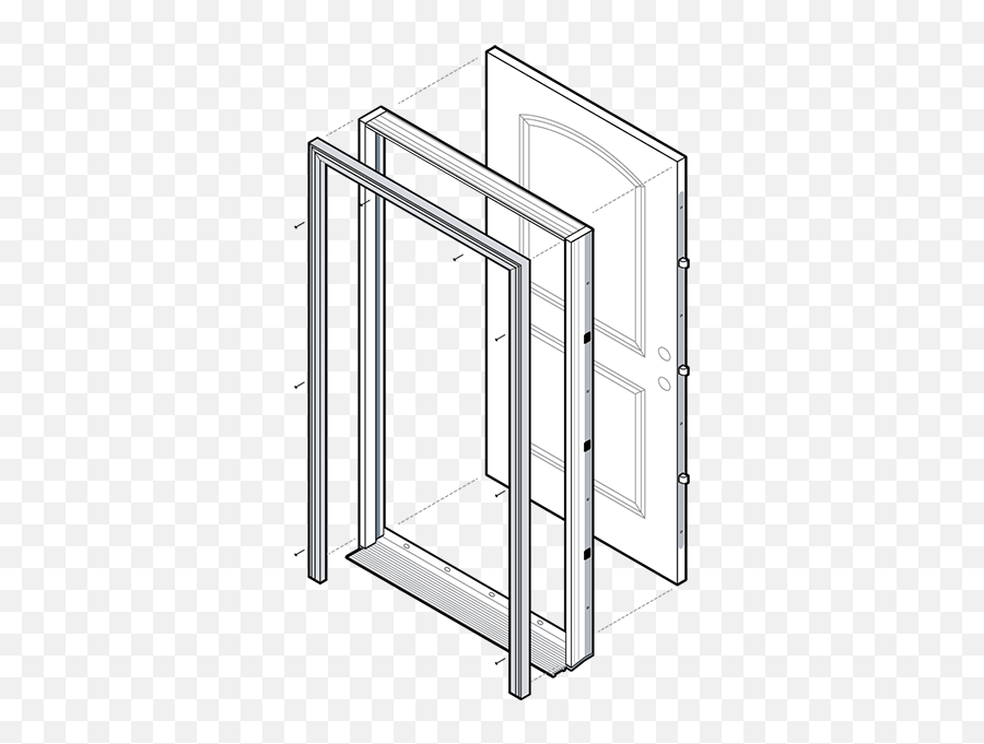 Fiberglass Entry Doors Pella - Exploded View Frontdoor Png,Door Window Icon Orange Png