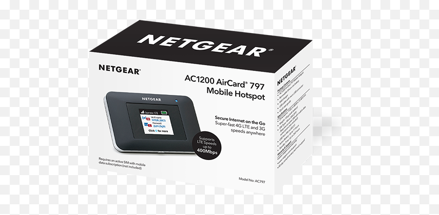 Netgear 4g Lte Mobile Hotspot - Ac797 Netgear Portable Png,Sims Mobile Internet Icon