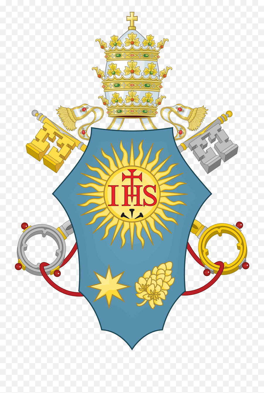 Download File Unofficial Variant With - Pope Francis Coat Of Arms Of The Pope Png,Pope Png