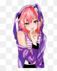 Anime Pink Lgbt Astolfo - Cartoon Png,Astolfo Transparent