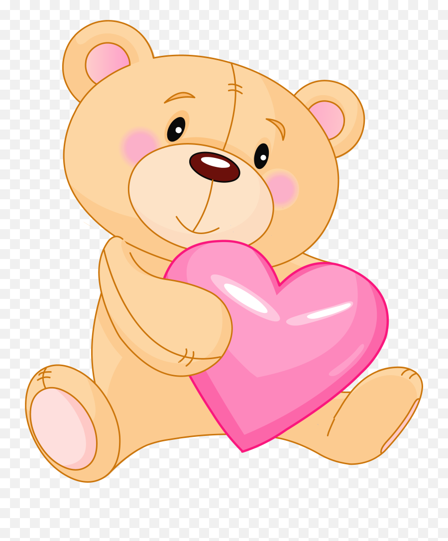 Library Of Teddy Bear With Heart Banner - Cute Teddy Bear Clipart Png,Teddy Bear Clipart Png