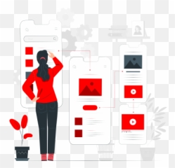 Flutter App Development Company In India - New User Illustration png